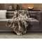 Inspired Home Avani Throw- Faux-Shaggy and Snuggly-Fluffy Cozy Texture